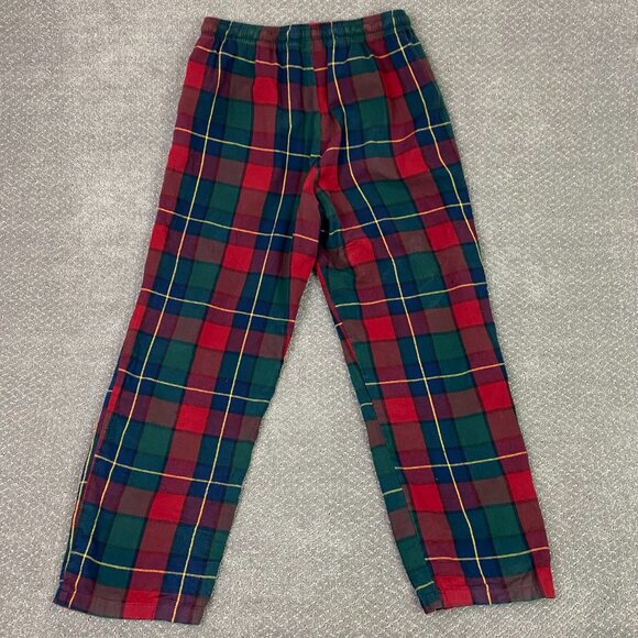 LL Bean Scotch Plaid Sleep Pants Pajama Bottoms Lot of 2 Men's Medium Loungewear - Picture 3 of 13